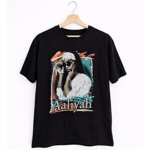 Aaliyah Graphic Black Shirt